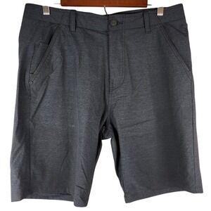 Maven Co-op Mens Hybrid Performance Shorts Black Ripstop Stretch 32w